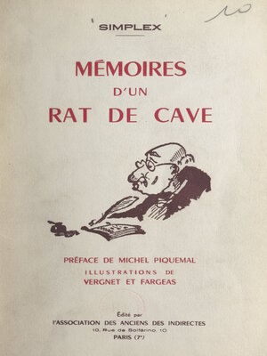 cover image of Mémoires d'un rat de cave
